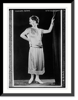 Historic Framed Print, Eleanor Dawn in satin crepe gown,  17-7/8" x 21-7/8"