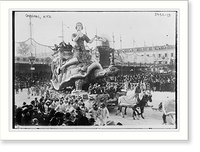 Historic Framed Print, Carnival, Nice,  17-7/8" x 21-7/8"