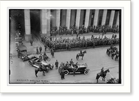 Historic Framed Print, Harding arrives,  17-7/8" x 21-7/8"