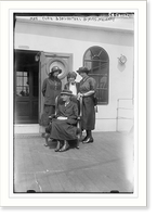 Historic Framed Print, Mme Curie & daus. And Mrs. Meloney,  17-7/8" x 21-7/8"