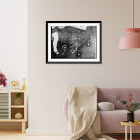 Historic Framed Print, To Bain News Service for your good work, Sincerely, B. Gigli . - N.Y., 4/15/21,  17-7/8" x 21-7/8"