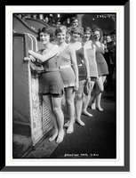 Historic Framed Print, Broadway whirl girls,  17-7/8" x 21-7/8"