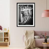 Historic Framed Print, Broadway whirl girls,  17-7/8" x 21-7/8"