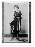 Zena Keefe, in crepe gown, Vintage Print