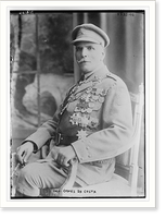 Historic Framed Print, Gen. Comes Da Costa,  17-7/8" x 21-7/8"