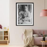 Historic Framed Print, Gen. Comes Da Costa,  17-7/8" x 21-7/8"