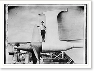 WASHINGTON propellor strut, Antique Print