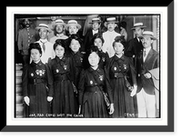 Jap. Red Cross unit from China, Vintage Print