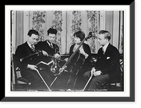 Historic Framed Print, Musical Art Quartet,  17-7/8" x 21-7/8"