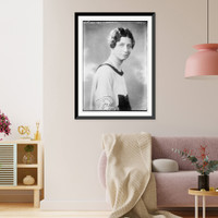 Historic Framed Print, Mrs. Chas. S. Brown Jr.,  17-7/8" x 21-7/8"