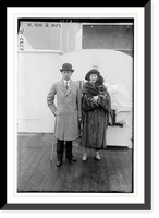 Historic Framed Print, W. Koo and wife,  17-7/8" x 21-7/8"