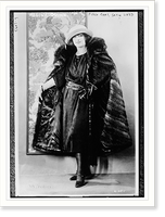 Historic Framed Print, Regina Quinn (fitch coat, Satin lined),  17-7/8" x 21-7/8"