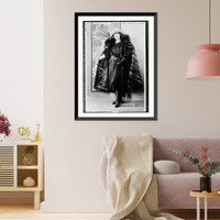 Historic Framed Print, Regina Quinn (fitch coat, Satin lined),  17-7/8" x 21-7/8"
