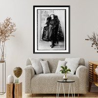 Historic Framed Print, Regina Quinn (fitch coat, Satin lined),  17-7/8" x 21-7/8"
