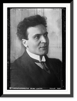 Historic Framed Print, Bruno Walter,  17-7/8" x 21-7/8"