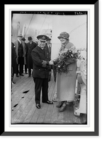 Jeritza and Capt. A.E.S. Hambelton, Antique Print