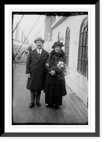 Historic Framed Print, Gorgorza and wife,  17-7/8" x 21-7/8"