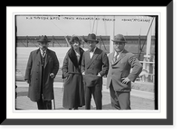 H.H. Topakyan & wife, Prince Mohammed Ali Ibrahim, and "Blink" McCloskey, Vintage Wall Art