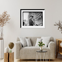 Historic Framed Print, Labor Day Parade, Arthur B. McStay, Grand Marshal, astride horse, New York - 2,  17-7/8" x 21-7/8"