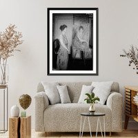 Historic Framed Print, ______________next to painted portrait - 2,  17-7/8" x 21-7/8" Historic Framed Print, ______________next to painted portrait - 2,  17-7/8" x 21-7/8"