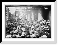 Historic Framed Print, Olympic Athletes Reception, crowd in the center of which McGowan is presenting medals, New York,  17-7/8" x 21-7/8"