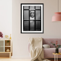 Historic Framed Print, Stanley at Studio No. 6,  17-7/8" x 21-7/8"