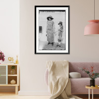 Historic Framed Print, Mrs. G.B. Williamson,  17-7/8" x 21-7/8"