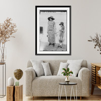 Historic Framed Print, Mrs. G.B. Williamson,  17-7/8" x 21-7/8"