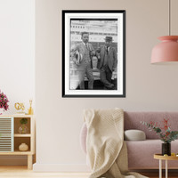 Historic Framed Print, Furukawa and Yamashina,  17-7/8" x 21-7/8"