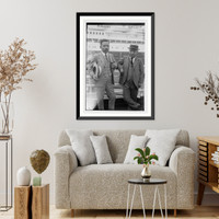 Historic Framed Print, Furukawa and Yamashina,  17-7/8" x 21-7/8"