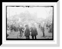 Historic Framed Print, Crowd for Taft - 2,  17-7/8" x 21-7/8"