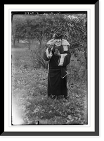 Historic Framed Print, Bourskaya with camera,  17-7/8" x 21-7/8"