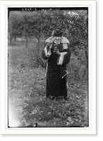 Historic Framed Print, Bourskaya with camera,  17-7/8" x 21-7/8"