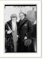 Sven Gade and wife, Historic Print