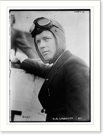 Historic Framed Print, Charles A. Lindbergh,  17-7/8" x 21-7/8"