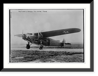 Maitland's Fokker Tri - motor plane, Antique Poster