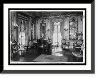 Historic Framed Print, Soloman House interior,  17-7/8" x 21-7/8"