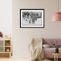 Historic Framed Print, Gen. De Vri at Essen,  17-7/8" x 21-7/8"