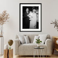 Historic Framed Print, Galli - Curci and family,  17-7/8" x 21-7/8"