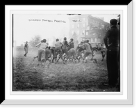 Historic Framed Print, Columbia Univ. football practice, New York,  17-7/8" x 21-7/8"