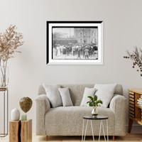 Historic Framed Print, Taft campaign trip, Boutelle at Janesville, railroad station,  17-7/8" x 21-7/8"