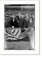 Historic Framed Print, Gov. Smith, Yankee Stadium, 4/18/23,  17-7/8" x 21-7/8"