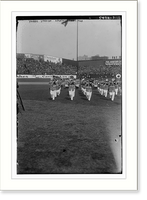 Historic Framed Print, Opening Day 1923 Yankee Stadium,  17-7/8" x 21-7/8"