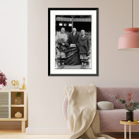 Yanks' Leslie A. (Bullet Joe) Bush - Pres. Harding - Senator's Walter Johnson, 4/24/23, Vintage Poster