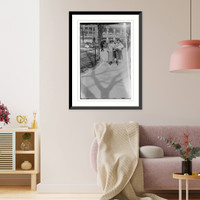 Historic Framed Print, Morini and mother,  17-7/8" x 21-7/8"
