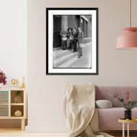 Historic Framed Print, Galli-Curci and Schipa (and Davis),  17-7/8" x 21-7/8"