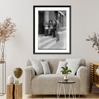 Historic Framed Print, Galli-Curci and Schipa (and Davis),  17-7/8" x 21-7/8"