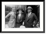 Historic Framed Print, A. Von Gontard, Mrs. Lillian Busch, Augusts, Busch,  17-7/8" x 21-7/8"