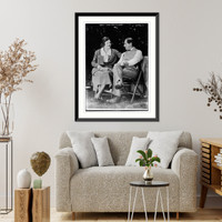 Historic Framed Print, Ernst Lubitsch and wife,  17-7/8" x 21-7/8"