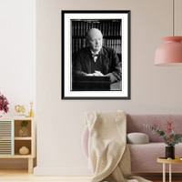 Historic Framed Print, Lord Hailsham,  17-7/8" x 21-7/8"